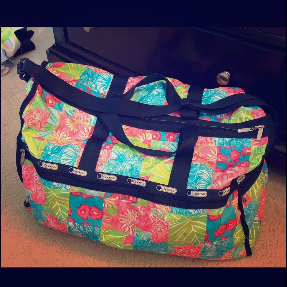 Lilly Pulitzer LeSportSac duffel bag